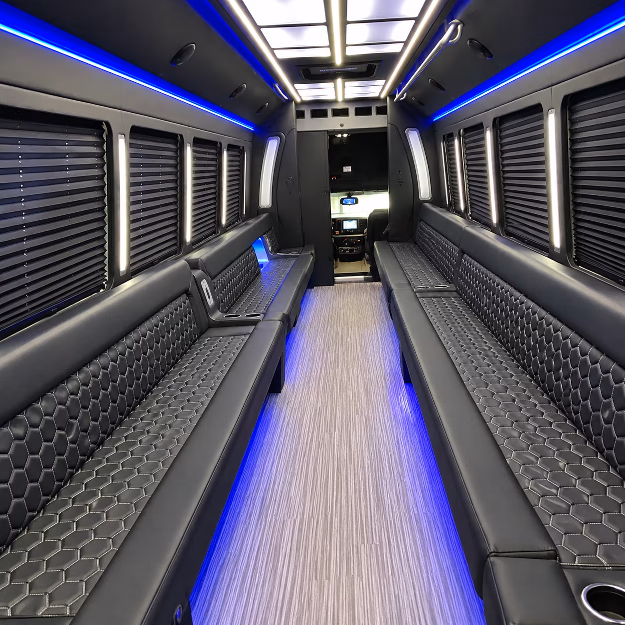 affordable orange prom party bus prices split across your group