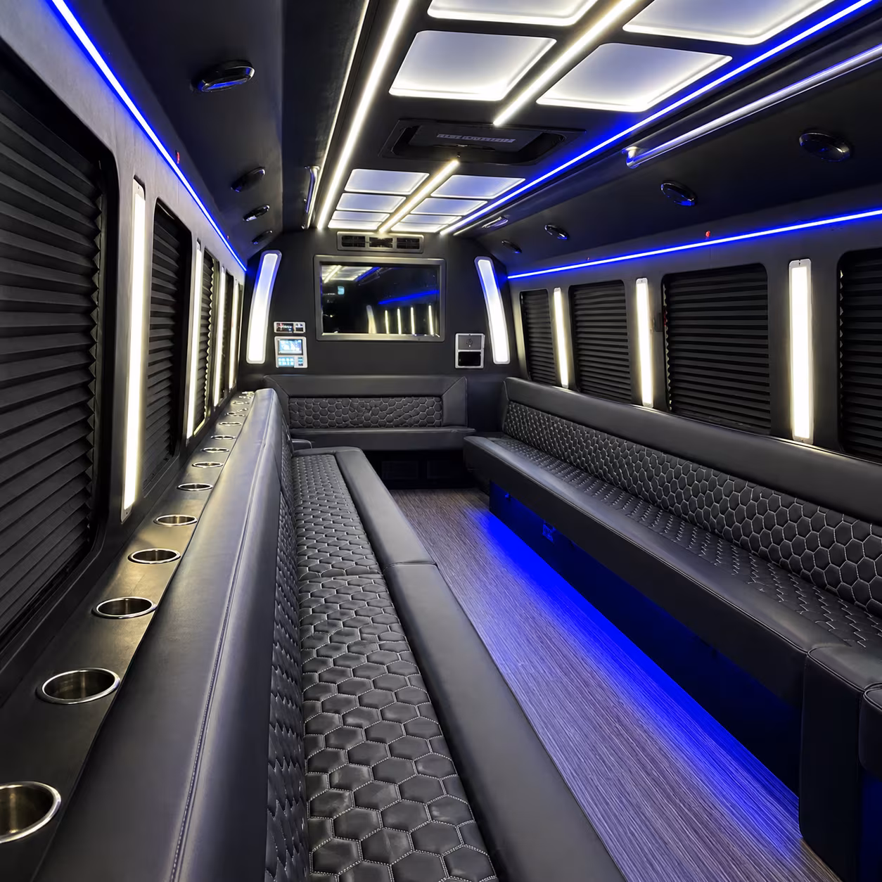orange corporate retreat shuttle bus rentals