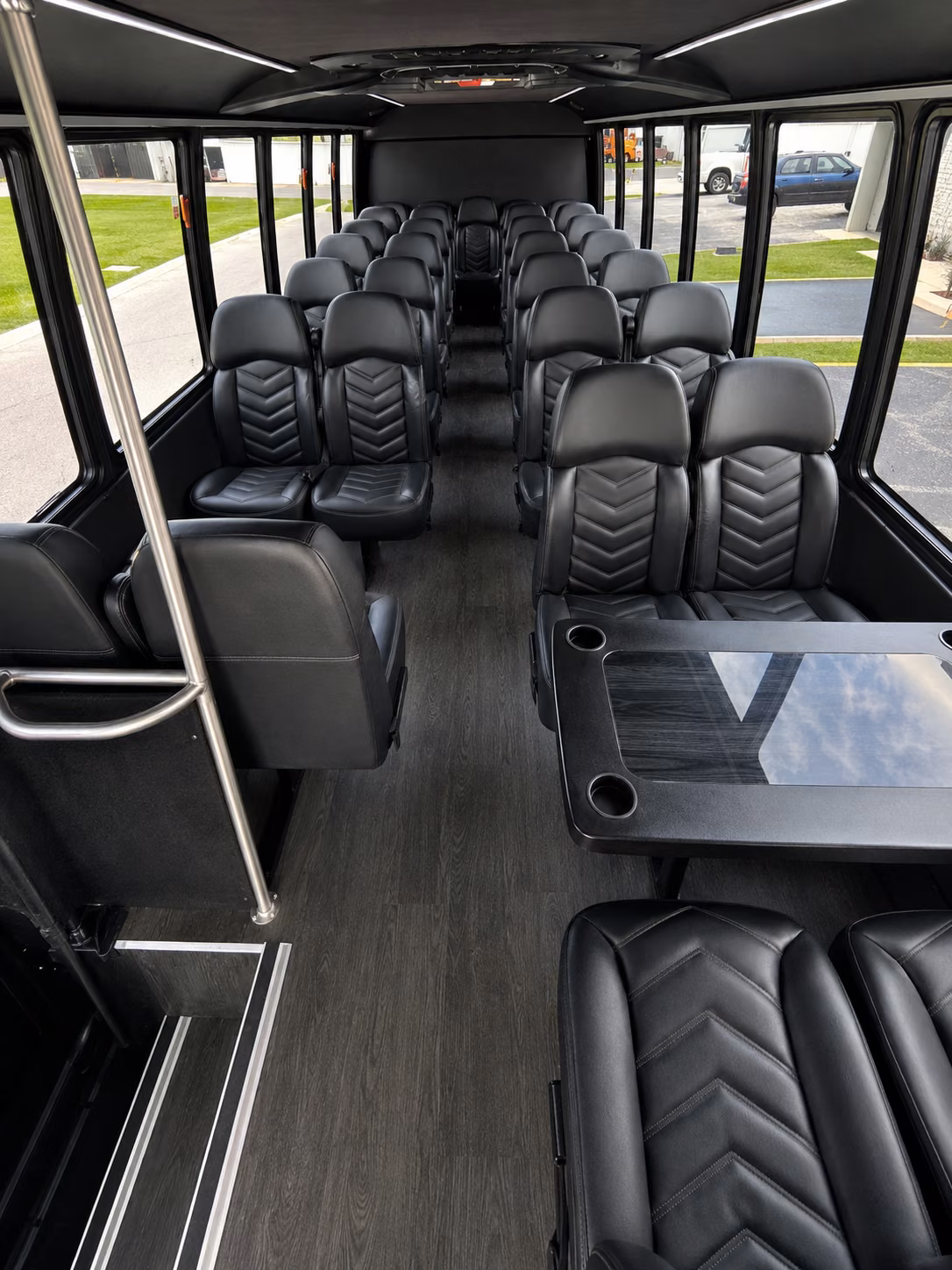 orange hospital and campus shuttle bus rentals